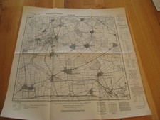 altes Messtischblatt Nr. 3727 Gr. Ilsede von 1937 Neu Ölsburg Gadenstedt Bettmar