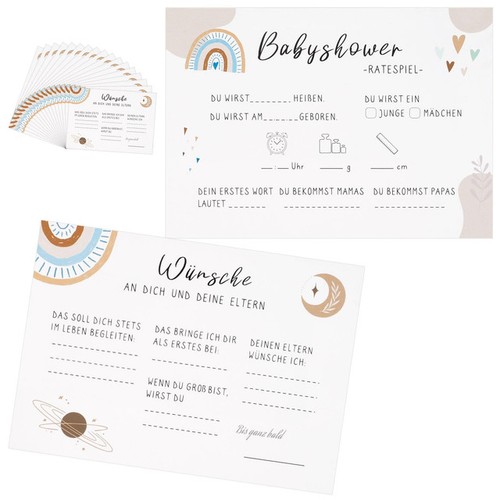Babyparty spiele karten zum - babyparty,