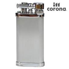 IM CORONA Old Boy Pfeifenfeuerzeug Chrom 64-3115 | Made in Japan | Pipe Lighter