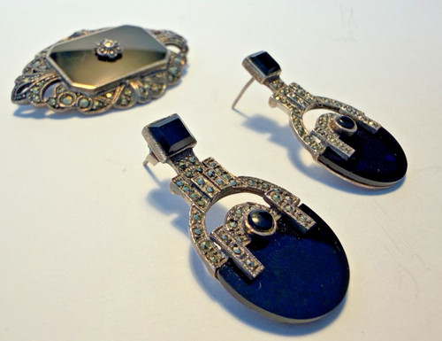 Art déco schmuckset 925 - art,