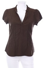 H&M Kurzarm-Bluse XL Braun