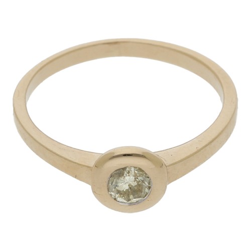 Solitär brillant ring - brillant, ct
