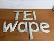 Vintage Metall Buchstabe Metallbuchstabe Werbung Reklame 30er 40er Typo Deko Alt