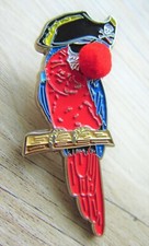 Karneval Köln Pin / Pins: PIRATEN PAPAGEI mit ROTER PAPPNASE / Session 2024/2025