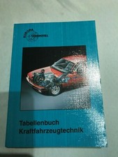 Tabellenbuch Kraftfahrzeugtechnik Europa