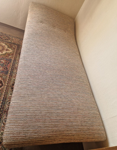 Chaiselongue beige gestreift - chaiselongue,