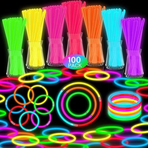 Glow sticks party set 100 - glow,