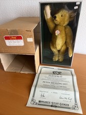 Steiff Collection Replica Teddybär Petsy Messing 1980er OVP 0181/35 407376