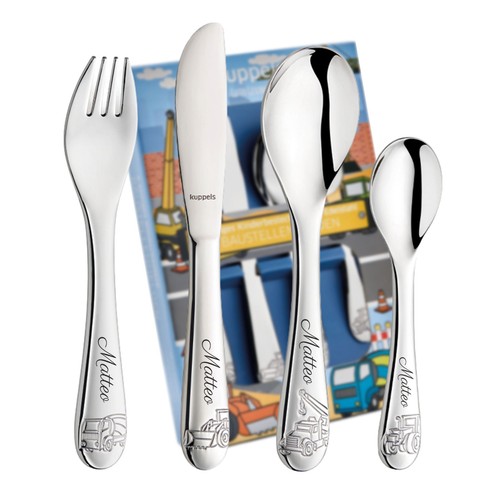 Kinderbesteck teilig mit - 4-teilig,