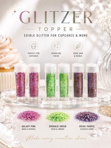 Premium essbarer glitzer - premium,