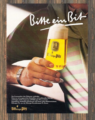 Bitburger pils bitte ein - bitte,