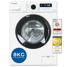 Exquisit Waschmaschine 8kg, Energieklasse A, 13 Programme, WA58014-020A weiss