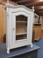 restaurierte antike Modellvitrine Biedermeier-Schauvitrine Vitrine Shabby-Chic