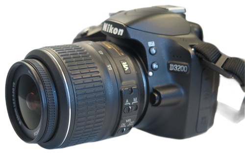 Nikon d3200 mit 55mm - mit, vr