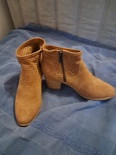 Blue motion stiefelette cognac - blue,