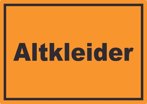 Altkleider mülltrennung - altkleider,