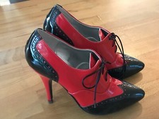 Elegante schwarz rote Lack