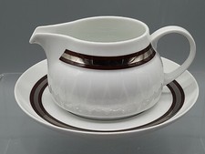 Thomas Lanzette Platin braun - Sauciere mit Untertasse - sehr gut