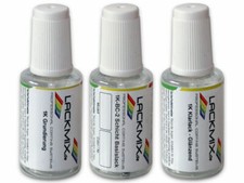 Lackstift Set (VW/Audi): Grund + Basis- + Klarlack. Farbe wählbar LA7V bis LE5S.