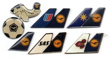 🛫Pin-Konvolut 7 Airline Pins Lufthansa Star Alliance sas Thai Air UA selten💺🌐