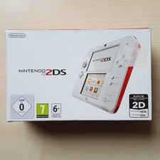 Nur Leerverpackung OVP Box zu Nintendo 2DS Konsole Weiss Rot