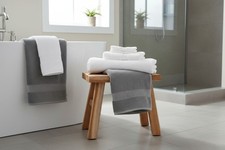 Vintage Holz Fuß-Hocker Braun 32x24cm Tritthocker Schemel Bänkchen Fußschemel