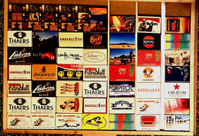 51 Streichholzschachteln aus Malboro-Verbundwerbung