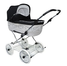 EICHHORN Korbkinderwagen -
