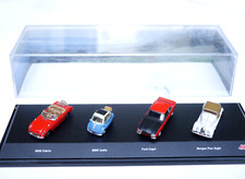 Set: MGB Cabrio, BMW Isetta, Ford Capri 1, Morgan Plus Eight 8, Schuco 1:72 ovp