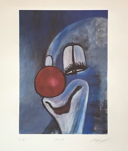 Kunstdruck handsigniert smile - kunstdruck,