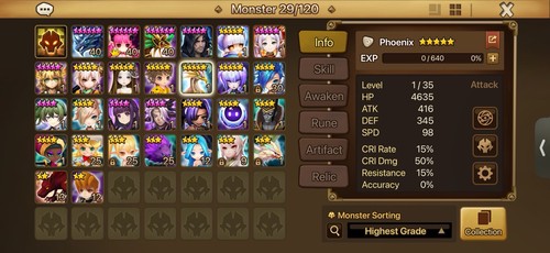 Summoners war starter ld5 - summoners, eu