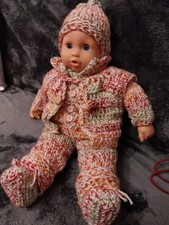 Liebe Puppe mit Häkeldress