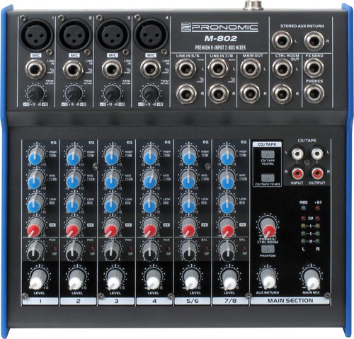 Ware pronomic 802 8 kanal - pronomic, m-802