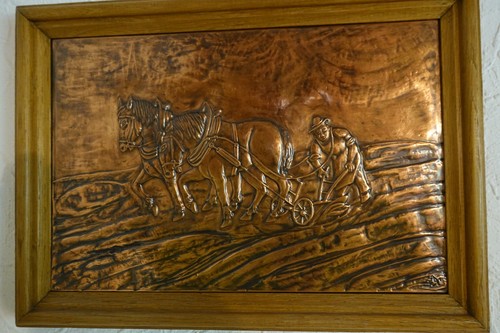 Kupfer relief kupferbild - -,