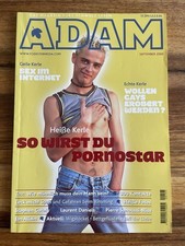 GAY VINTAGE Zeitschrift MAGAZIN  "ADAM " von September 2000