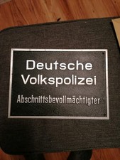 DDR Schild Volkspolizei