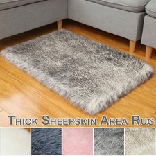 Kunstfell Teppich Weich