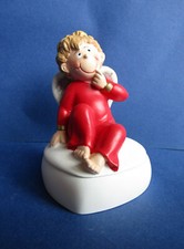 Schutzengel Engel hellrot auf