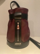 Armani Jeans Leder Tasche Neu