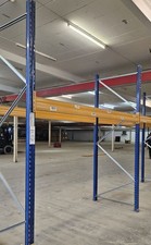 Jungheinrich MPB Palettenregal Grundfeld 2,87 Meter Höhe 3 Meter 2 Ebenen 