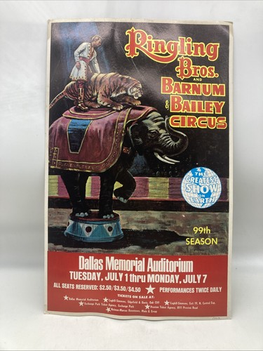 1969 ringling bros barnum - ringling,