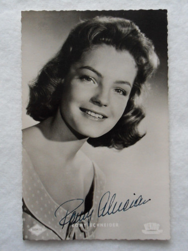 Romy schneider signierte - romy,