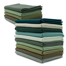 Bündchenstoff Set Grüntöne