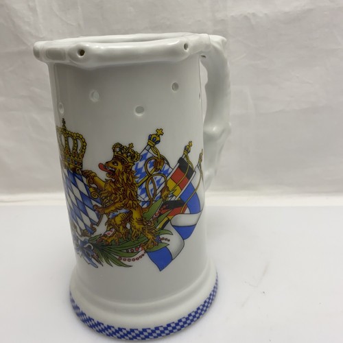 Bierkrug porzellan mit - bierkrug,