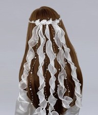 Kopfschmuck Haarschmuck Haarreif Haarkranz zum Kommunionkleid Kommunionskleid *2