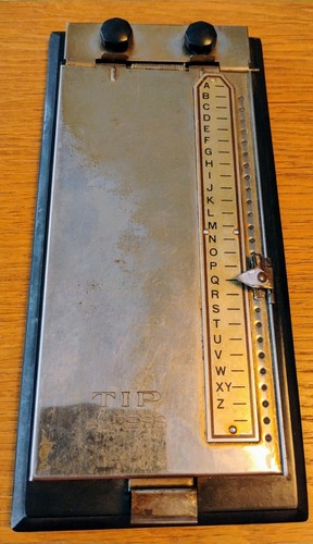 Mechanisches telefonregister - mechanisches,