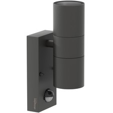 B-Ware LED Außenleuchte mit Bewegungsmelder Gu10 IP44 Wandleuchte Anthrazit 