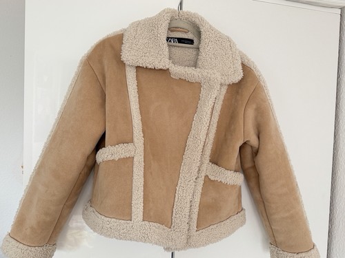 Warme schaffelljacke zara - warme, schaffelljacke.