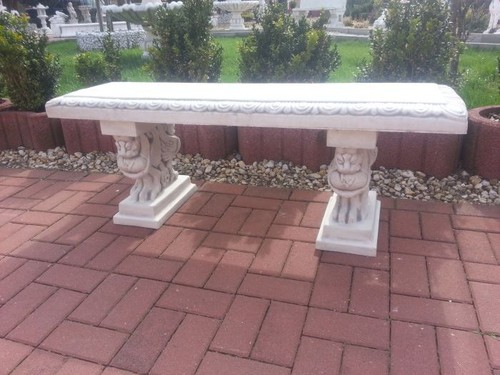 Gartenbank steinguss 47 cm - steinguss,,