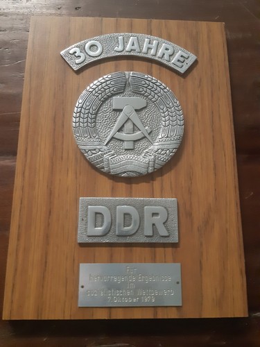 Altes ddr propaganda schild - ddr,